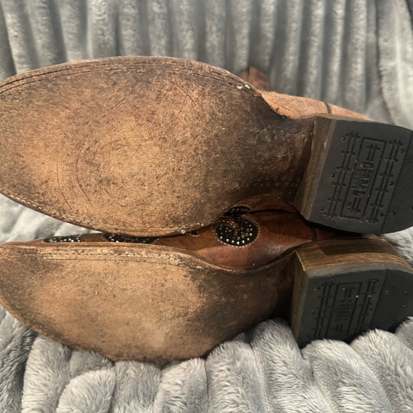 Woman’s Brown and Black Sequins Cowboy Boots Size 10M - Picture 8 of 9